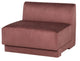 Seraphina Chianti Microsuede Fabric Modular Sofa, HGSN394
