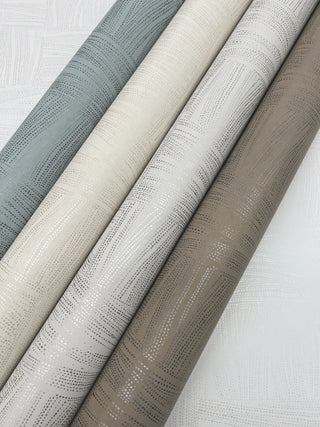 Ivory Wicker Dot Wallpaper