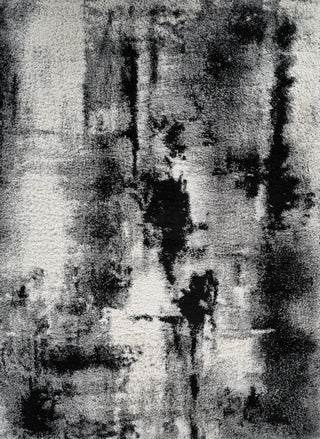 Noori Rug Shag Zara Grey/Black Rug