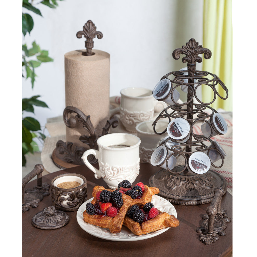 GG Collection Acanthus Metal Paper Towel Holder