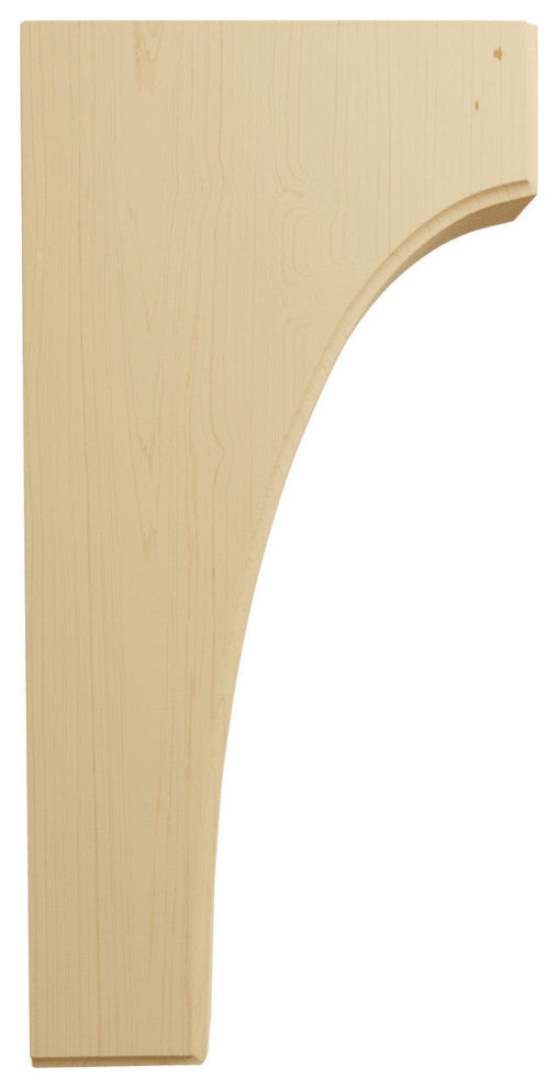1 3/4"W x 6"D x 12"H Clarksville Bracket, Alder