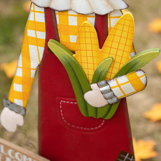 37.25"H Metal Scarecrow Yard Stake