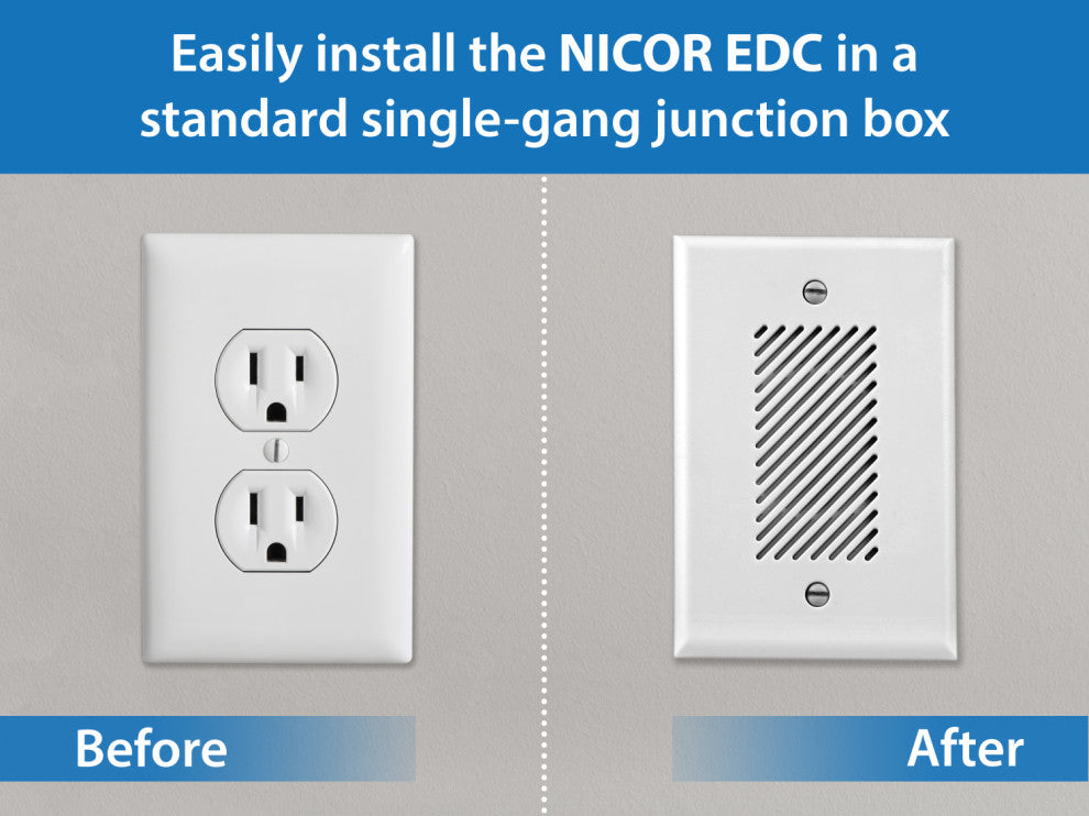 Single-Gang Electronic Door Chime Kit, Architectural Bronze Stucco Button