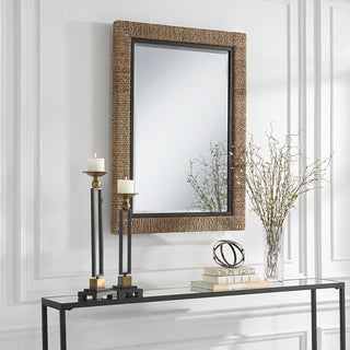 Uttermost 09853 Island Braided Straw Mirror