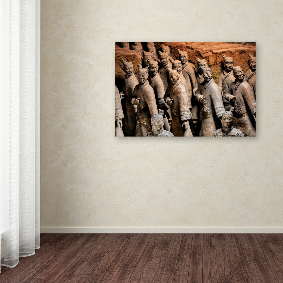 Philippe Hugonnard 'Terracotta Army' Canvas Art, 19"x12"