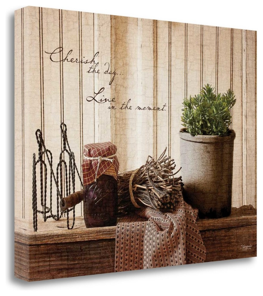 "Cherish The Day" By Shawnda Eva, Giclee Print on Gallery Wrap Canvas
