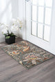 Giselle Transitional Floral Area Rug, Seafoam, 2' X 3'