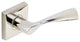 Breeze Lever, Half Passage, Left Hand, Polished Stainless Steel, 2-3/4" Backset