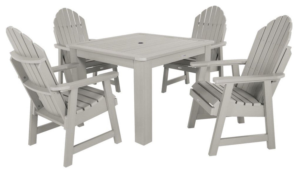 Hamilton 5-Piece Square Dining Set, Harbor Gray