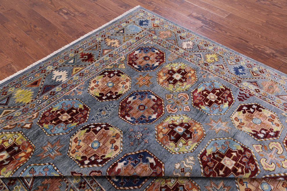 Bokhara Hand Knotted Wool Rug 7' 10" X 9' 10" Q11133