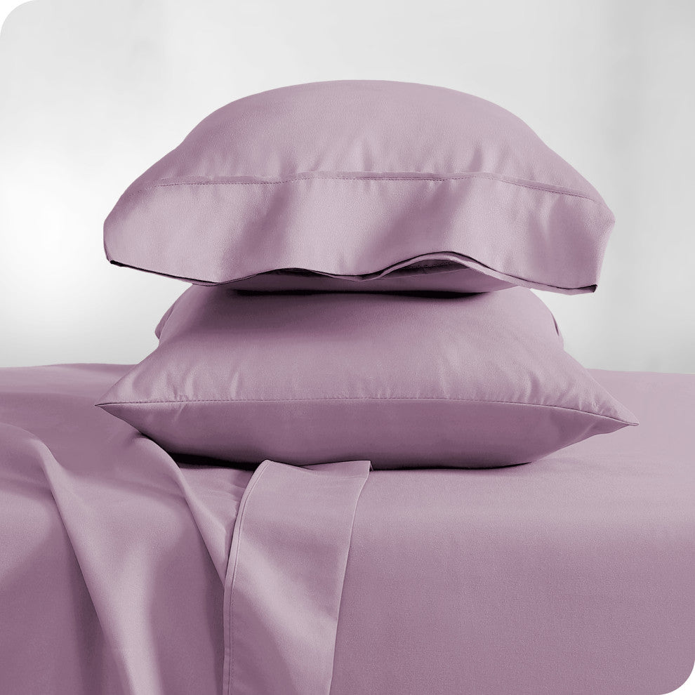Bare Home Microfiber Pillowcases - Set of 2, Lavender, Standard