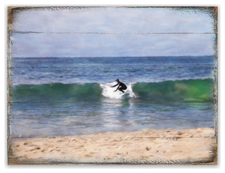 Decorative Pattern Wooden Block, 7"x5.5"