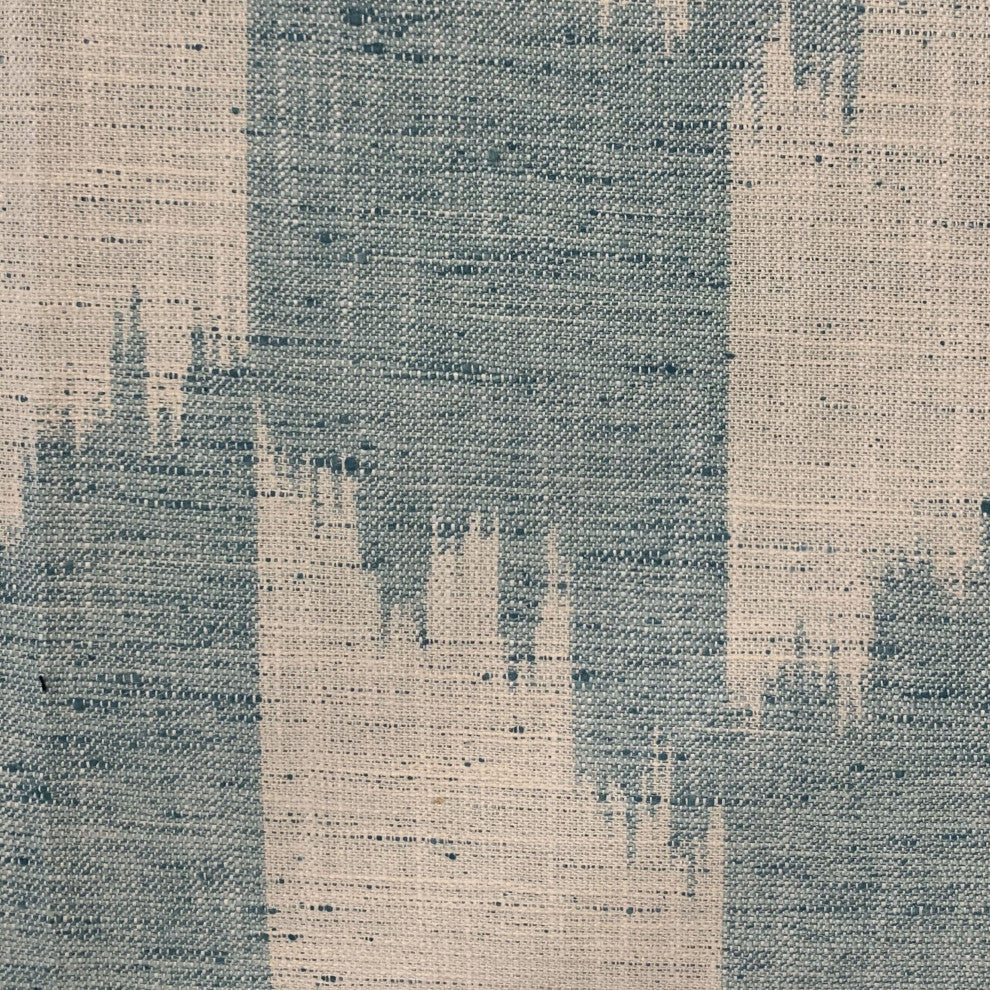 Plutus Blue Faded Abstract Luxury Throw Pillow, 26"x26"