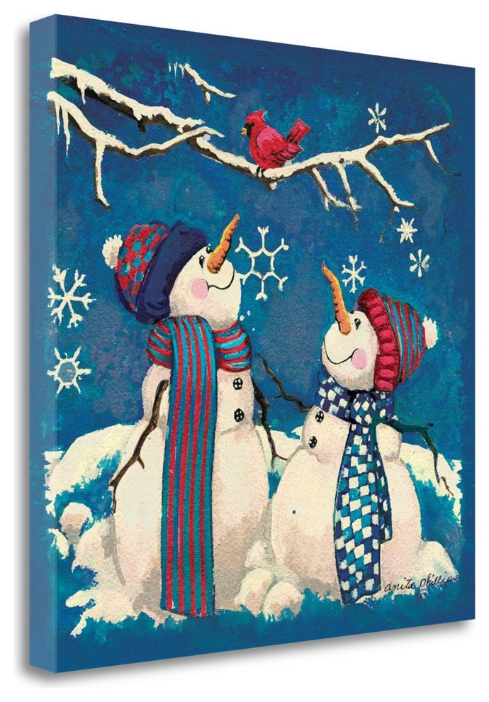 "Bird Watching" By Anita Phillips, Giclee Print on Gallery Wrap Canvas