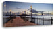 "Broadway Pier Pano - 115" By Alan Blaustein, Giclee on Gallery Wrap Canvas
