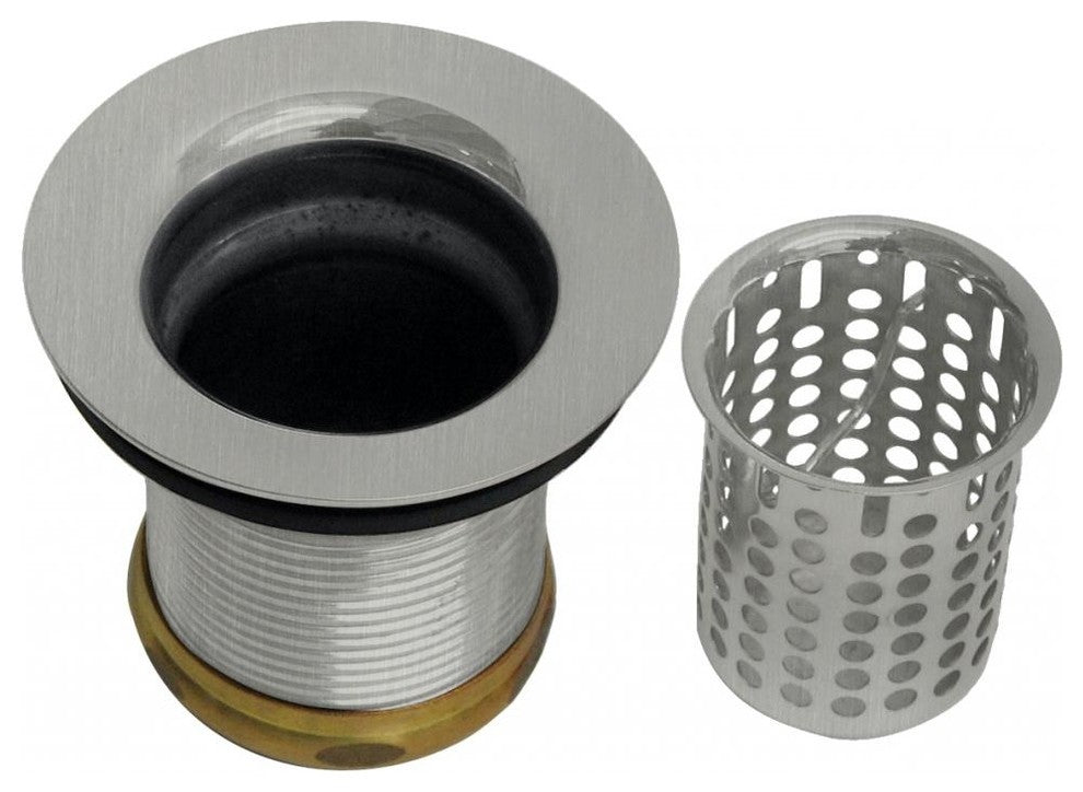 Junior Basket Style Bar Strainer, Satin Nickel