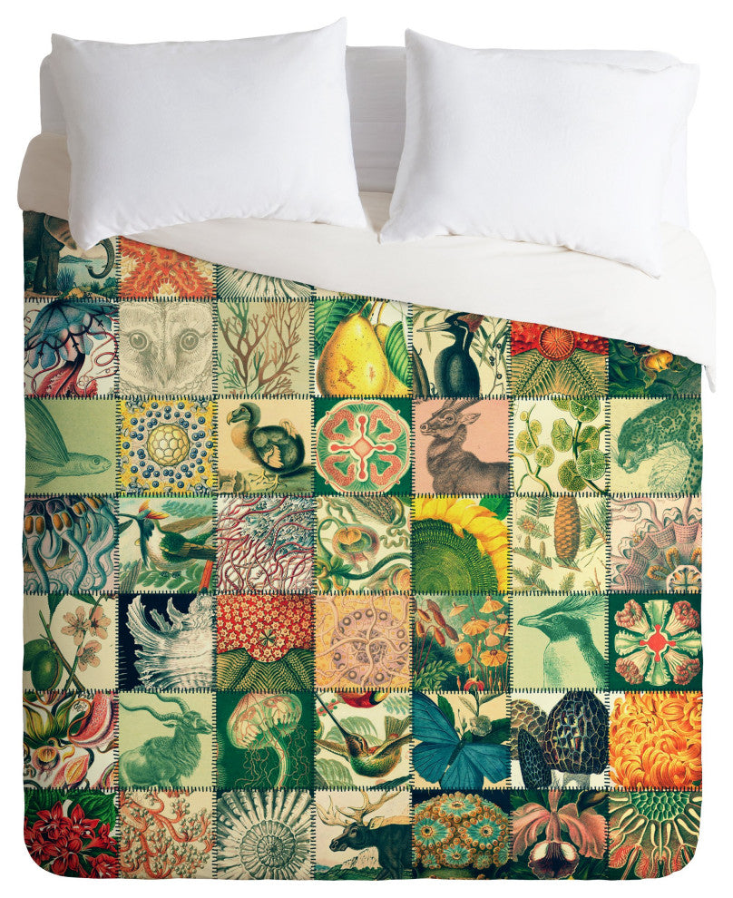 Deny Designs Belle13 Wonderful World Patchwork Duvet Cover - Lightweight