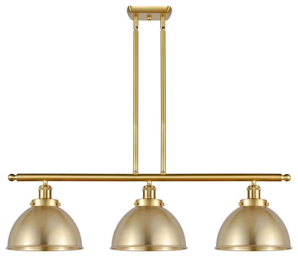Ballston Urban Island Light, Satin Gold, LED