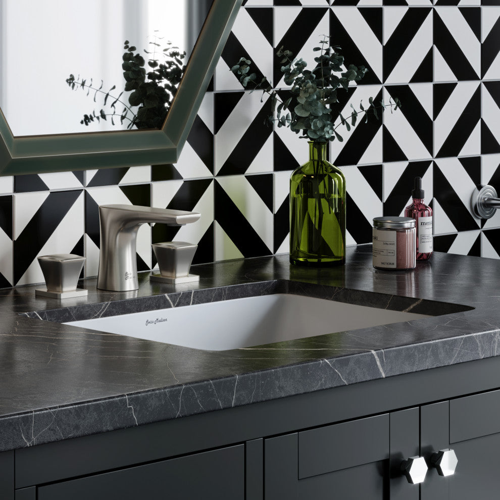 Plaisir 18" Rectangular Under-Mount Bathroom Sink