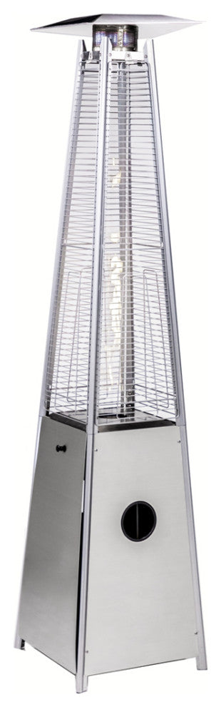 Legacy Heating 40,000 BTU Stainless Steel Outdoor Flame Heater, Stainless Steel