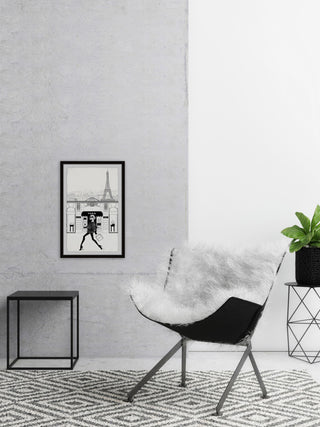 "Chic City Walk" Framed Painting Print, 12x18