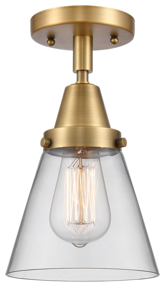 INNOVATIONS LIGHTING 447-1C-BB-G62 Small Cone Flush Mount