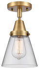 INNOVATIONS LIGHTING 447-1C-BB-G62 Small Cone Flush Mount