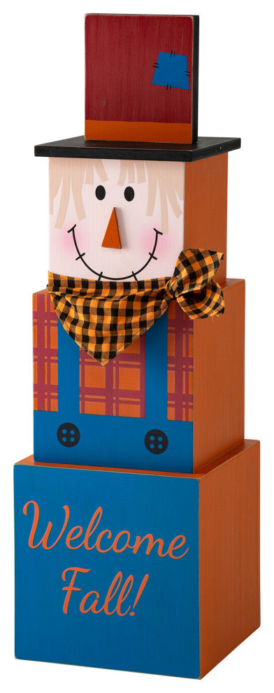 36"H Double Sided Wooden Porch Decor Halloween and Fall