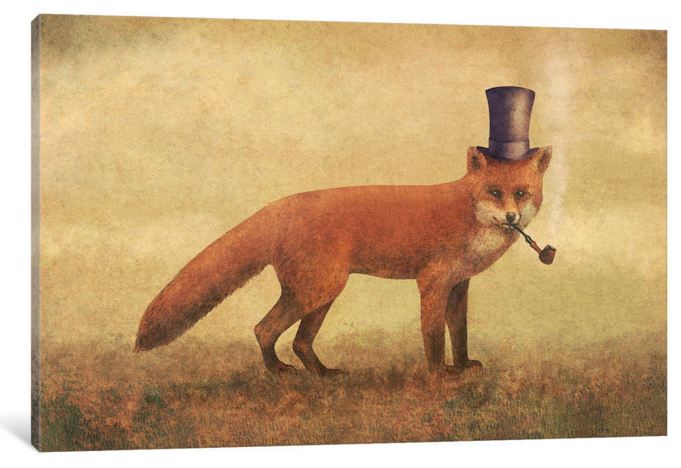 "Crazy Like A Fox" by Terry Fan, 26x18x1.5