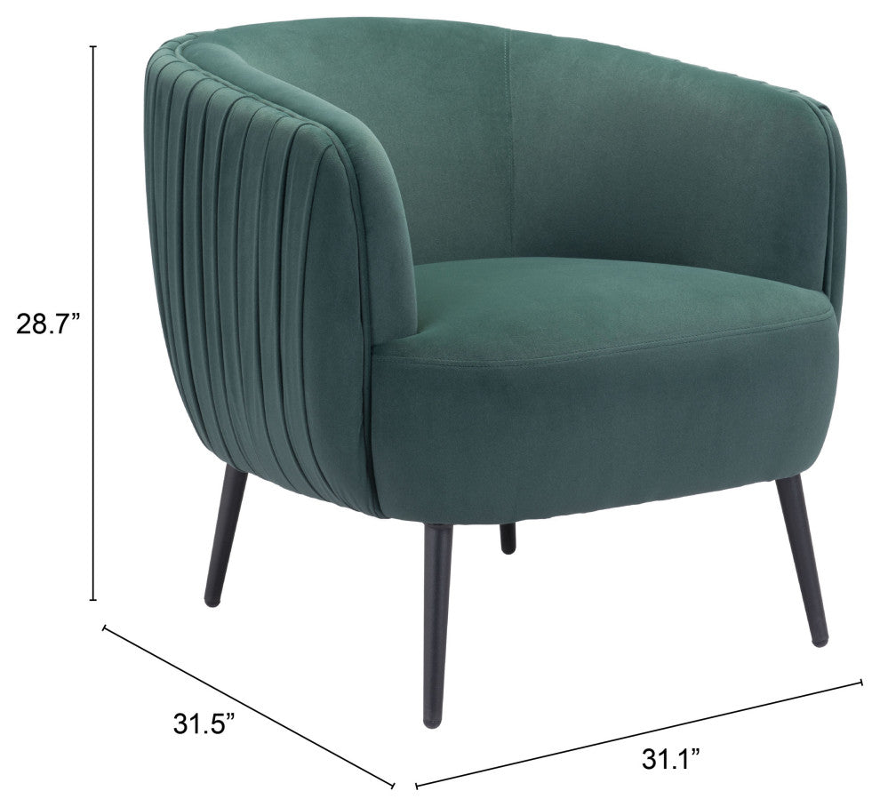 Karan Accent Chair Green