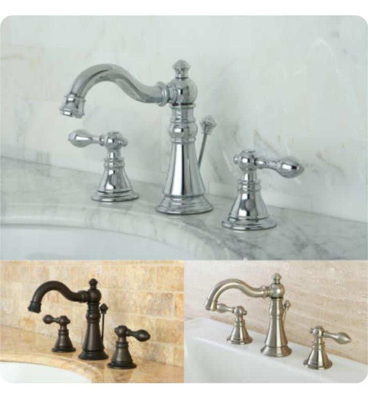 Two Handle 8" Widespread Lavatory Faucet with Retail Pop-up FS1975ACL