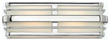 Hinkley Winton Small Two Light Vanity, Chrome