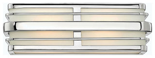 Hinkley Winton Small Two Light Vanity, Chrome