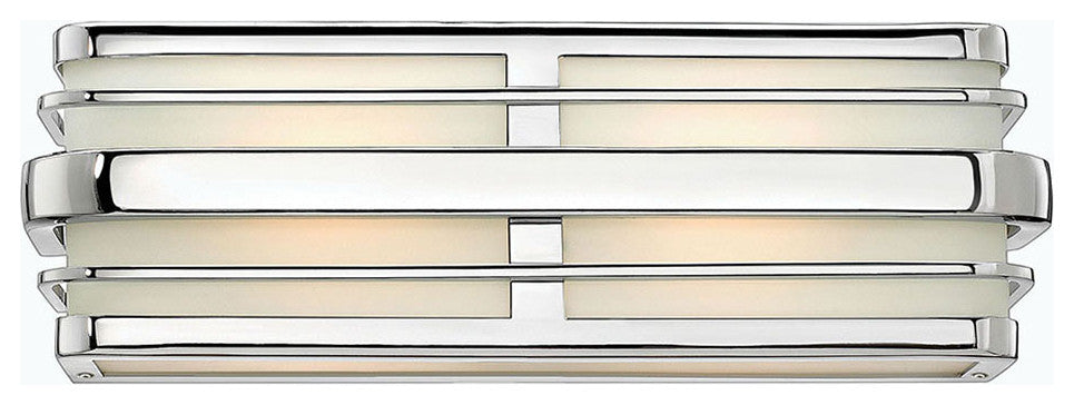Hinkley Winton Small Two Light Vanity, Chrome