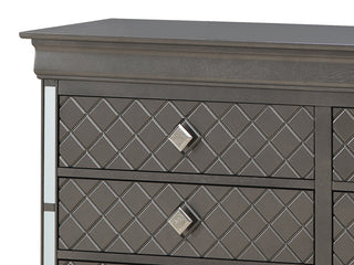 Verona 6-Drawer Dresser, Charcoal