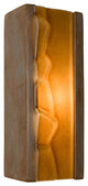 River Rock Wall Sconce, Spice and Caramel, Bulb Type: E12
