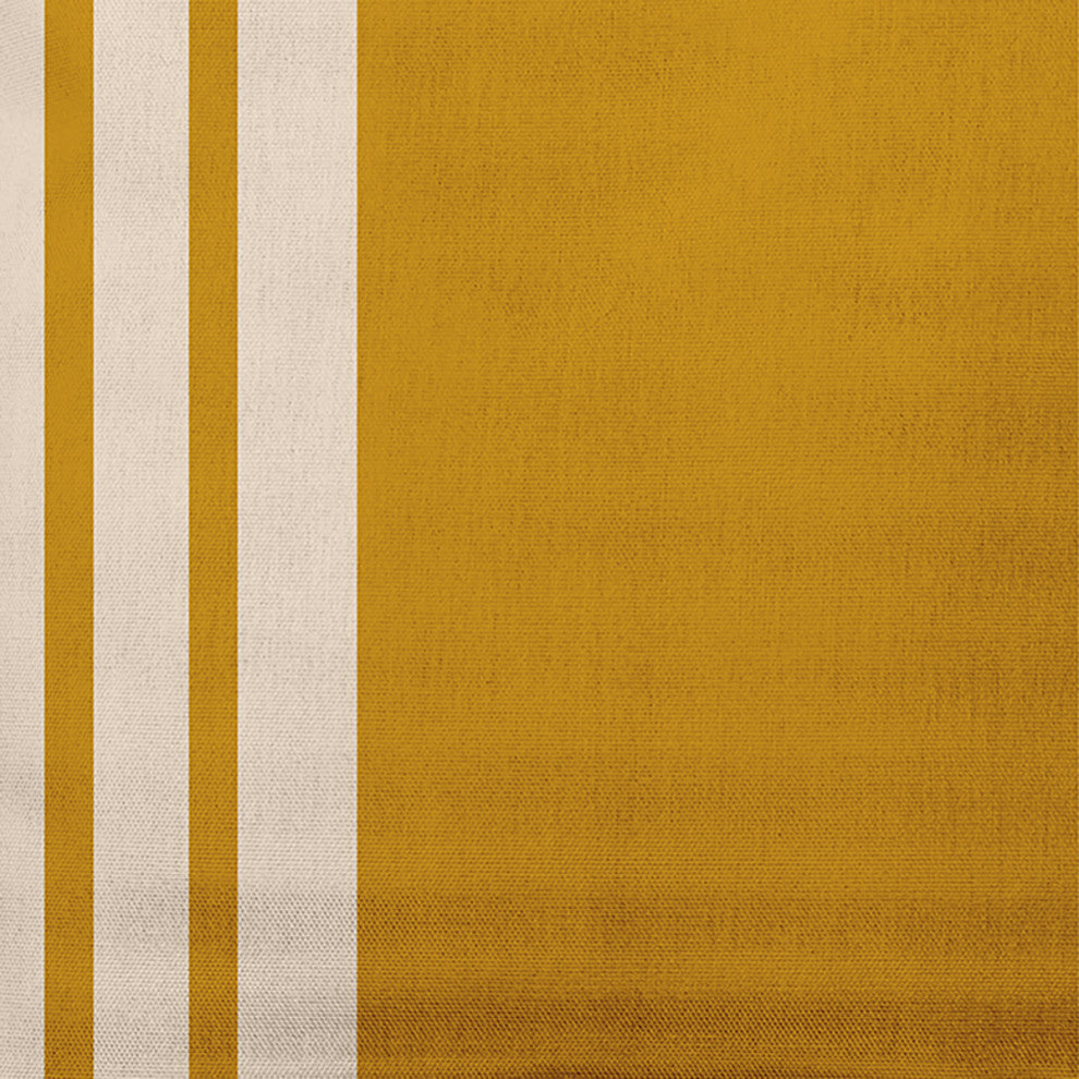 18"x18" Stripe Decorative Throw Pillow, Autumn Gold
