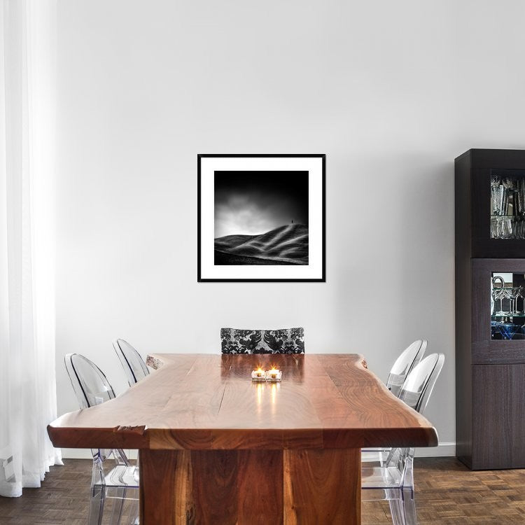 "La Vie Reprendra Au Printemps" Framed Digital Print by Piet Flour, 30x30"