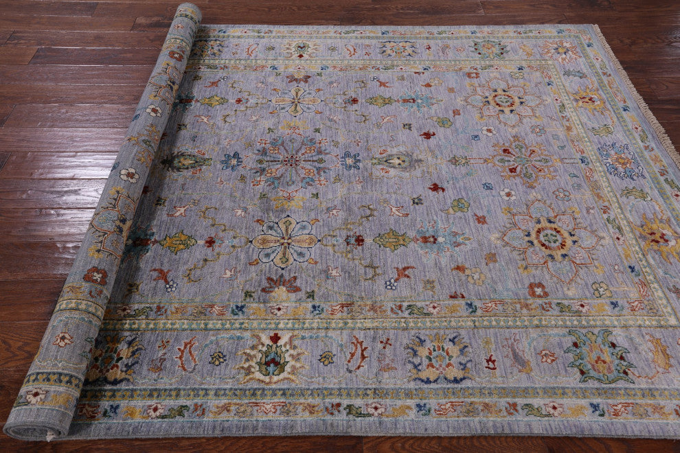 Persian Tabriz Hand Knotted Wool Rug 5' 9" X 8' 1" Q7550