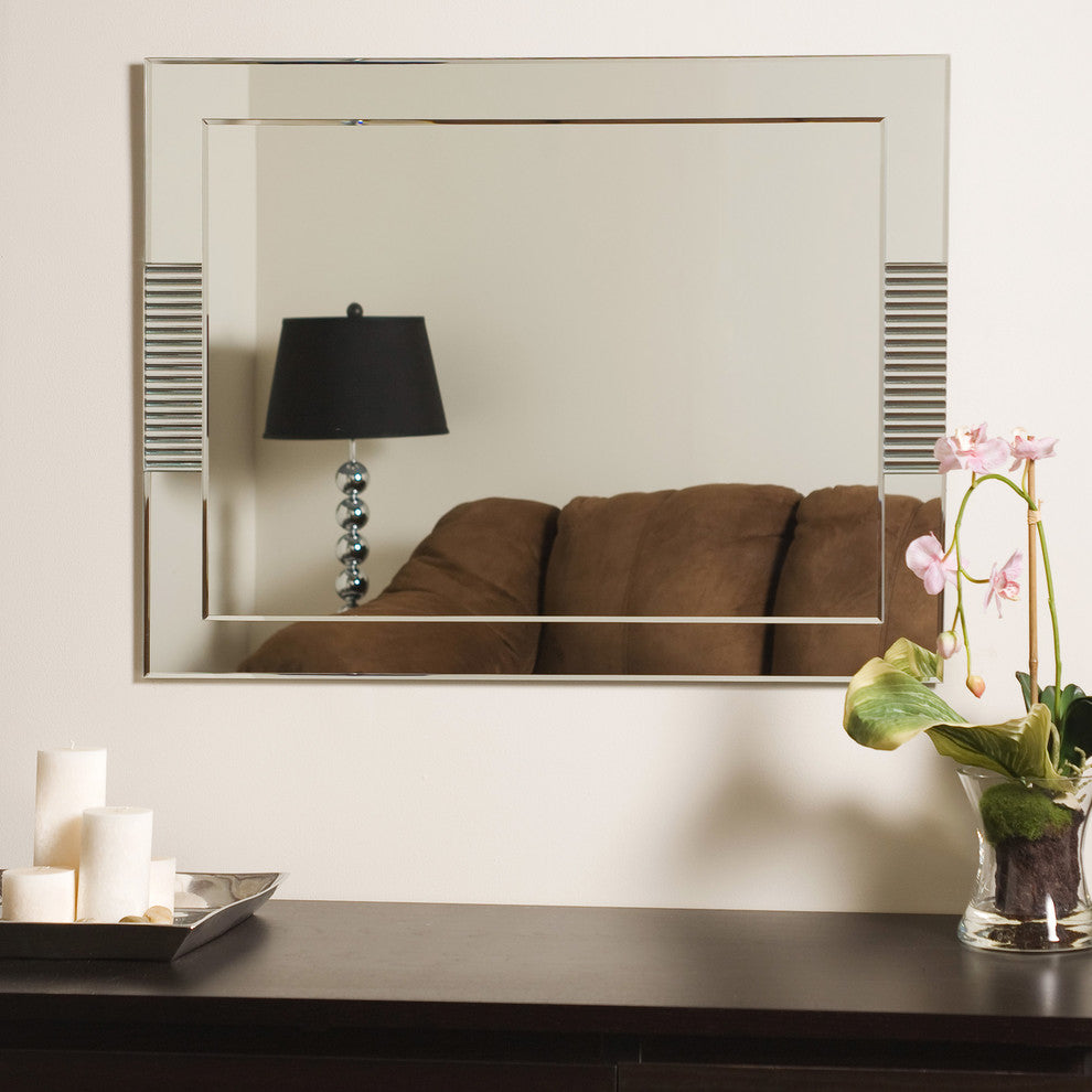 Francisca Large Frameless Wall Mirror