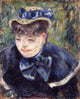Armand Guillaumin Young Woman With a Blue Cape and Scarf Gallery Wrapped Canvas