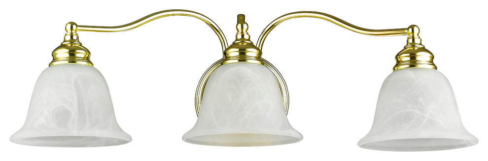 Essex Bath Light, Polished Brass
