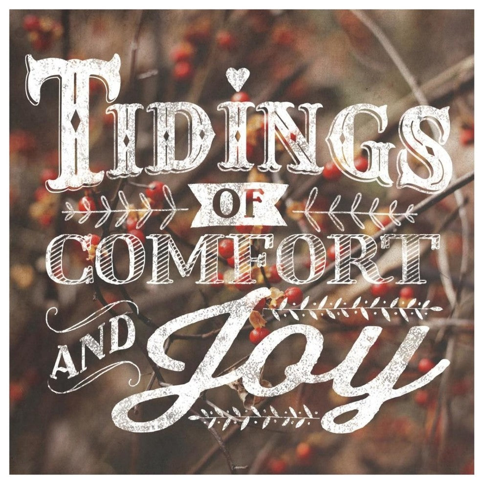"Comfort and Joy" Digital Paper Print by Laura Marshall, 32"x32"