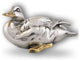 Silver Goose Sculpture Silver Accents A8