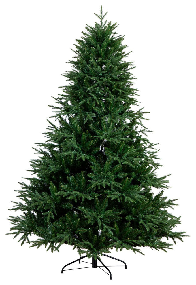 7ft. Pre-Lit Artificial Edmonton Fir Light Show Memory Shape Christmas Tree
