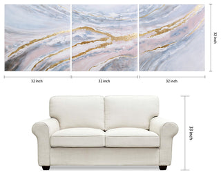 Heavens 2 Textured Metallic Hand Painted Wall Art by Martin Edwards