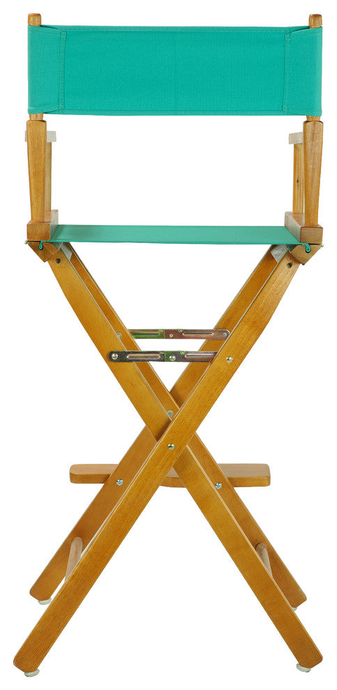 030" Director's Chair Honey Oak Frame-Teal Canvas