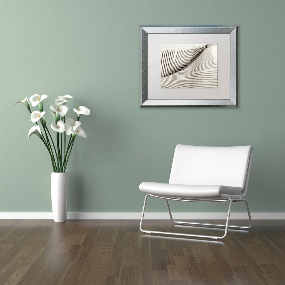 Alan Blaustein 'Island Sands I' Art, Silver Frame, White Mat, 20x16