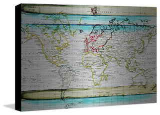 "Jet Setting" UV Ink Print on Brushed Aluminum, 60"x40"