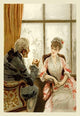 School for Scandal: An Enthralling Conversation- Gallery Wrapped Canvas Art